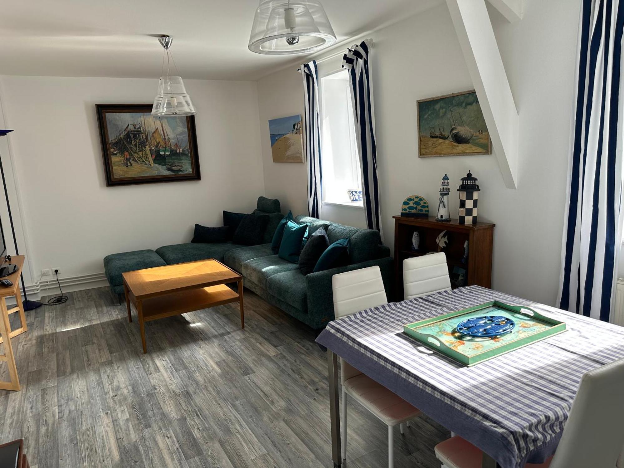 Gite Du Moulin - Appartement Plein Centre Ville - Spacieux 2P - 1Er Etage Maison De Pecheur A 100M De La Plage Ле-Кротуа Экстерьер фото